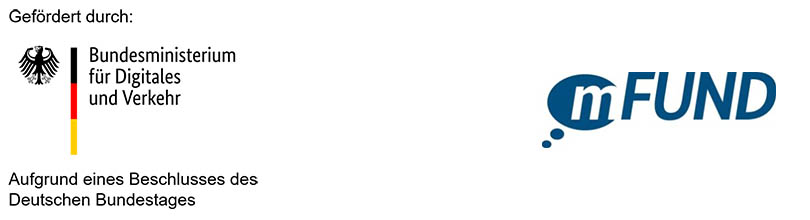 Das Projekt OPENER next wird im Rahmen der Innovationsinitiative mFUND mit mehr als 1,7 Millionen Euro durch das Bundesministerium für Digitales und Verkehr (BMDV) gefördert.