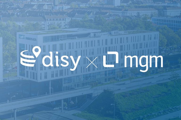 Die Disy Informationssysteme GmbH und die mgm technology partners GmbH haben eine Partnerschaft geschlossen. Symbolbild mit beiden Logos der Unternehmen.