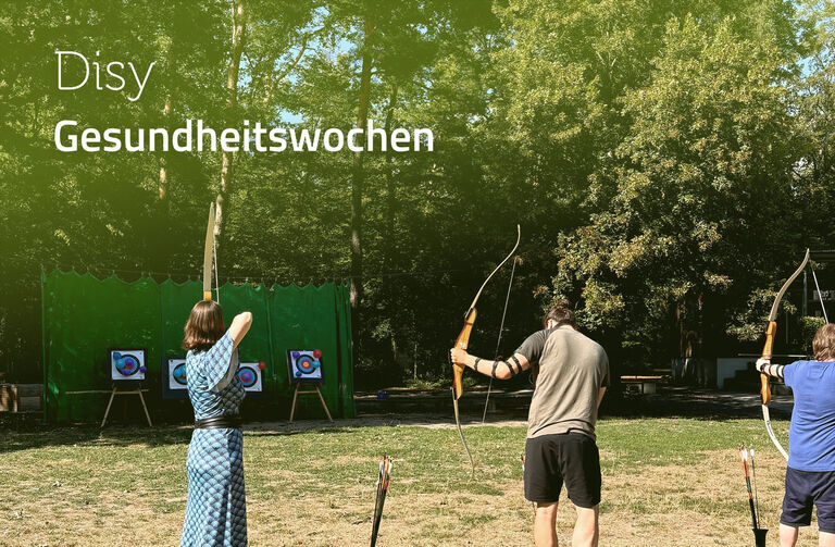 Bogenschießen bei den Disy Gesundheitswochen 2026