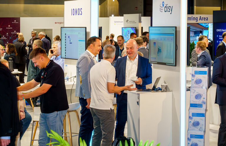 Disy Messestand bei der Smart Country Convention