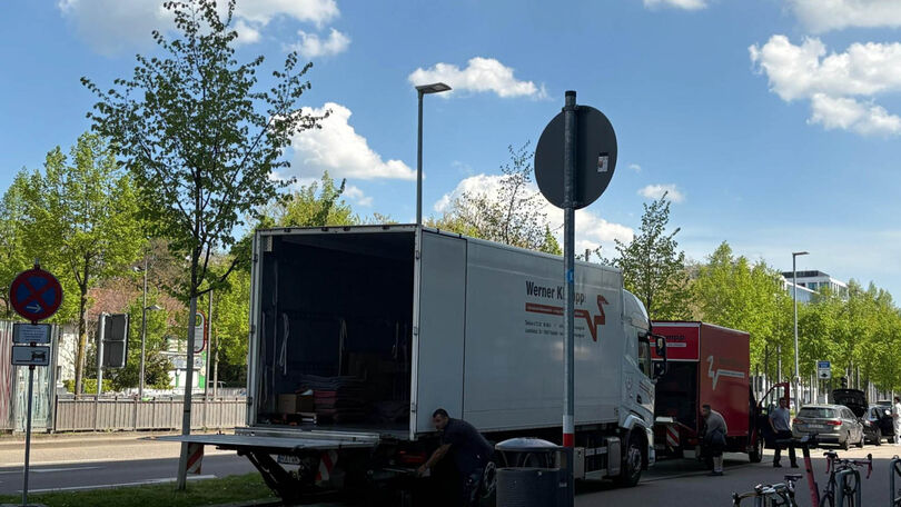 Umzugs-LKW - Disy Standortwechsel