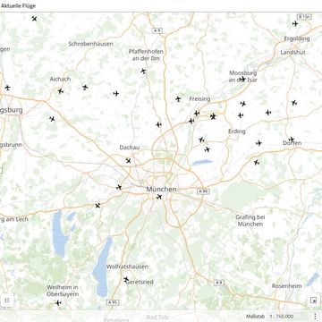 In der Datenanalyse-Software disy Cadenza mit den neuen attributbasierten Drehwinkeln Symbole auf der Karte pro Objekt und abhängig von den Daten drehen.