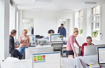 Team arbeitet gemeinsam mit disy Cadenza an der Umsetzung einer Datenkultur.