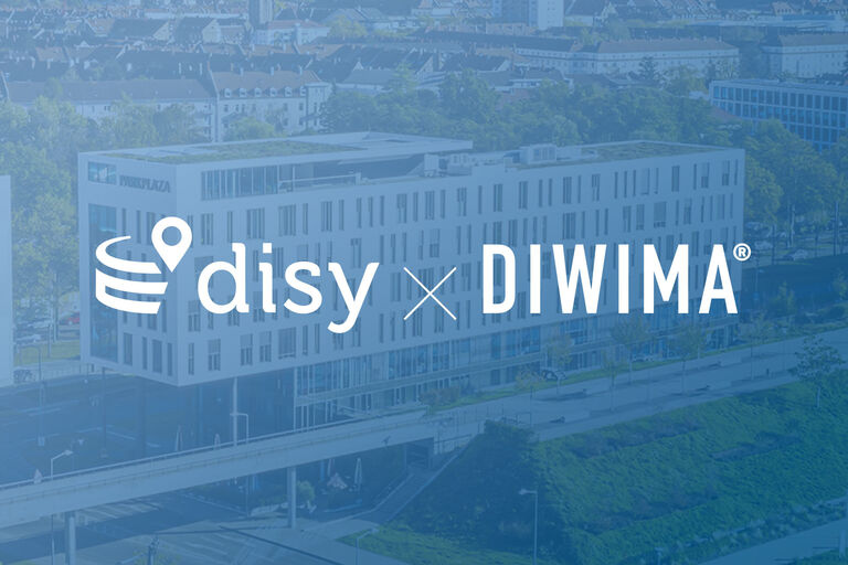 Die Disy Informationssysteme GmbH und die Diwima GmbH haben eine Partnerschaft geschlossen. Symbolbild mit beiden Logos der Unternehmen.