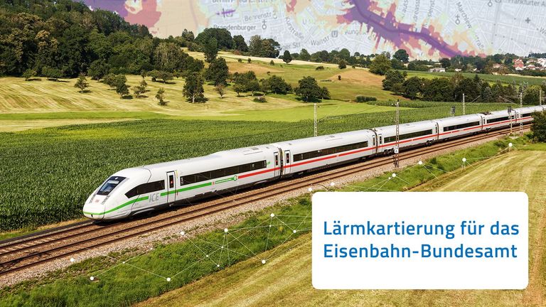 Disy unterstützt das Eisenbahn-Bundesamt bei der bundesweiten Lärmkartierung Schiene
