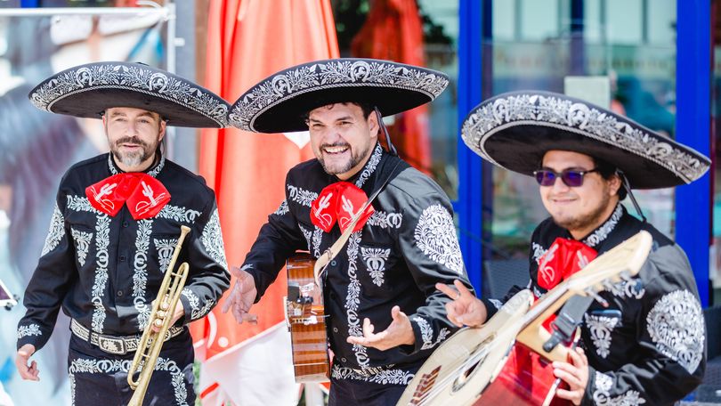 Die mexikanische Band sorgte mit ihrer Musik für gute Stimmung