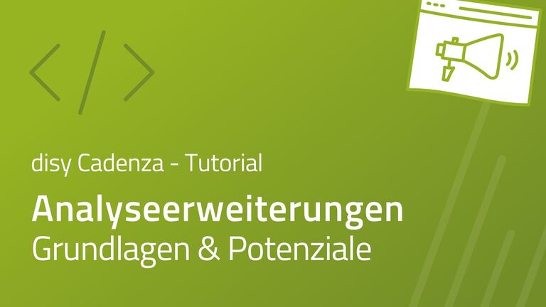 YouTube-Thumbnail zur Playlist: Analyseerweiterungen in disy Cadenza