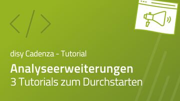 Teaser-Bild zur YouTube-Playlist zu den Analyseerweiterungen in disy Cadenza