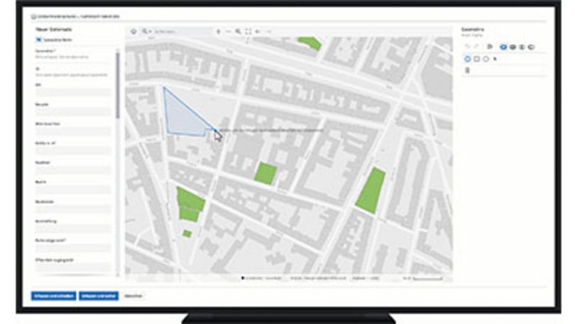 Rechtecke und Ellipsen in der Datenanalyse-Software disy Cadenza erfassen.