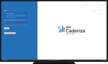Ohne Anmeldung in der Datenanalyse-Software disy Cadenza agieren