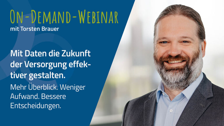 Titelbild On-Demand-Webinar - Mit Daten die Versorger der Zukunft effetiver gestalten