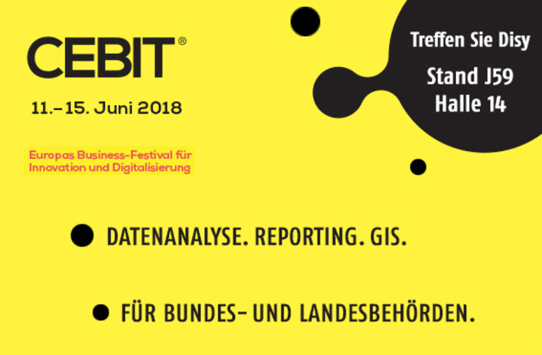 CEBIT 2018 focus: flexible data analysis and modern reporting for public authorities 