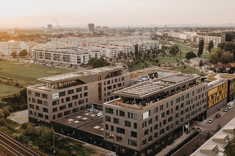 Luftansicht Disy Standort Zimmerstraße