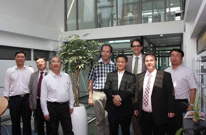 Foto Forschungsdelegation der China University of geosciences
