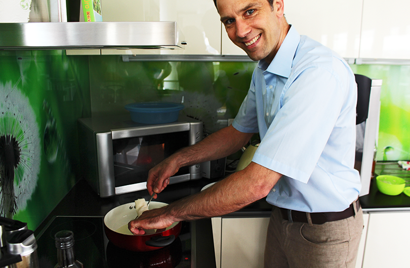 Bild: Die Disy-Küche mit Ausblick